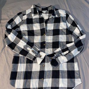 Black and white flannel (Women's cut)